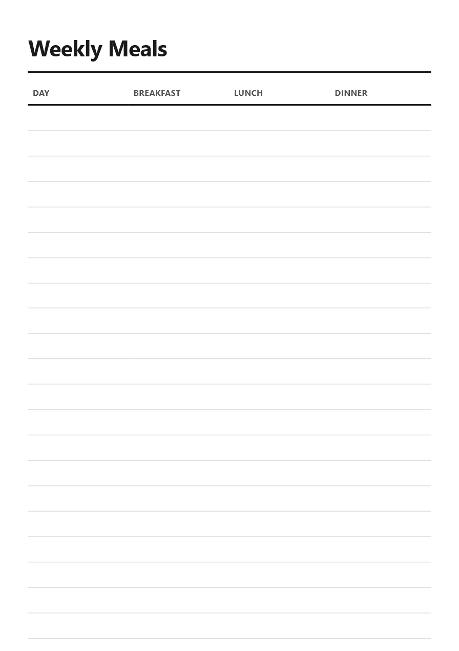 Meal Planner preview